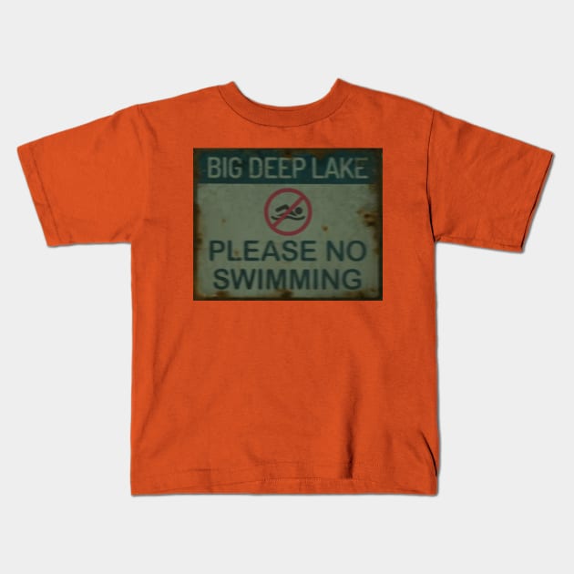 Big Deep Lake Kids T-Shirt by pasnthroo